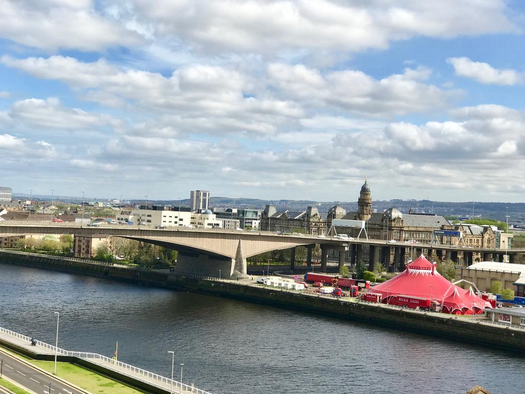 Apartament The Heights - River And City View Glasgow Zewnętrze zdjęcie