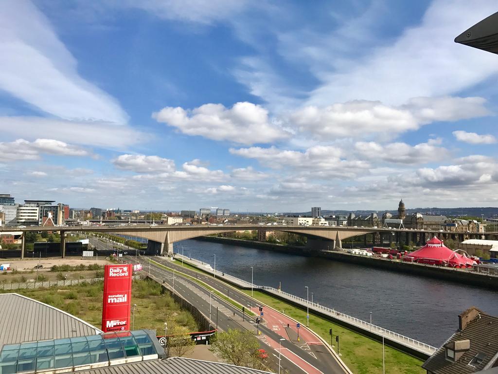 Apartament The Heights - River And City View Glasgow Zewnętrze zdjęcie