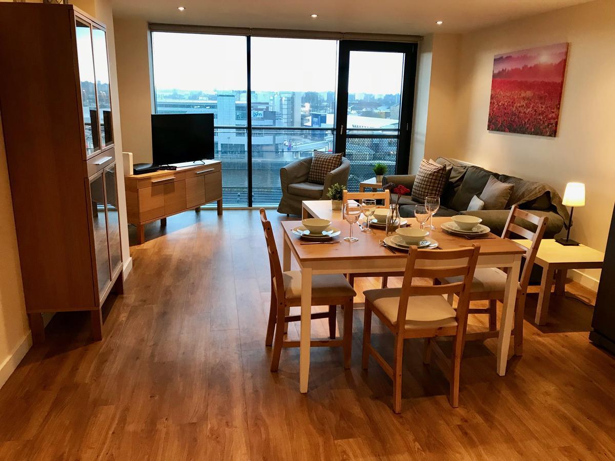 Apartament The Heights - River And City View Glasgow Zewnętrze zdjęcie